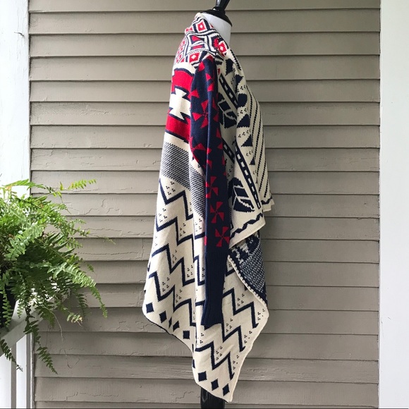 ‼️SOLD‼️ NWT Aztec Cardigan with Pinwheel Sleeves - Picture 2 of 6